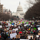 Protesters in Washington, D.C. on Sunday objecting to the Trump regime’s new ban on visitors and refugees from seven predominantly Muslim countries (Photo by Zach Gibson/Getty Images)